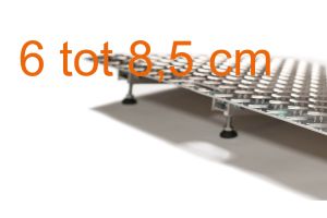 Verstelbare aluminium drempelhulp 6,0- 8,5 cm 