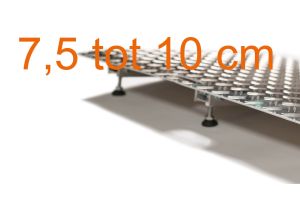 Verstelbare aluminium drempelhulp 7,5 - 10 cm 